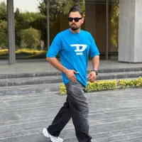 تیشرت مشکی و رنگ بندی دورس ۲ نخ گرم بالا|لباس|تهران, نارمک جنوبی|دیوار