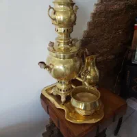 سماور برنجی ذغالی