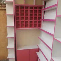 قفسه وکتابخانه ومیز تحریر|کتابخانه، شلف، قفسه‌های دیواری|فردیس, شهرک راه آهن|دیوار