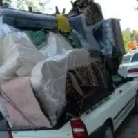 حمل بار اثاثیه باربری با وانت کرایه منصفانه کارگر|خدمات حمل و نقل|آبادان, |دیوار