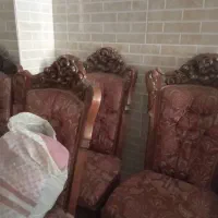 چهار عدد صندلی چوب گردو