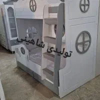 تخت و کمد طرح کرال نوزاد و نوجوان|تخت و صندلی بچه|مشهد, خواجه ربیع|دیوار