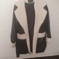 کاپشن چرم خزدار