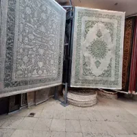 فرش کلاسیک ۶ و ۹ و ۱۲ متری پرند سبز نگارین