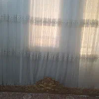 فروش پرده با کتیبه و چوب پرده (کارکرده)