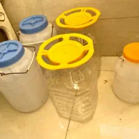 ۴ تا دبه پلاستیکی ۱۰ کیلویی