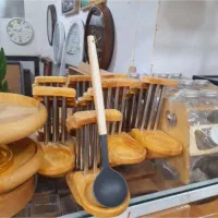 جا ملاقه ای کنار گازی چوبی اک