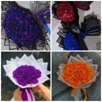 گل ربانی دسته گل باکس گل روز مرد هدیه