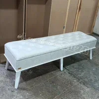 نیمکت پاف پایه چوبی کد 591|صندلی و نیمکت|تبریز, |دیوار