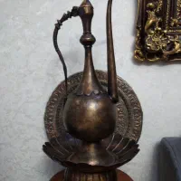 آفتابه لگن مسی بزرگ خویی