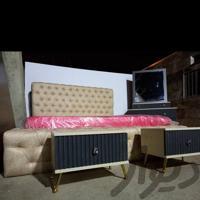 سرویس تخت خواب کامل چستر دونفره (دست دوزی شده)