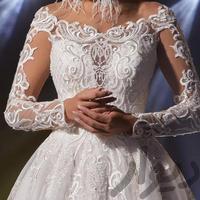لباس عروس ژورنالی کد ۴۴۸۰