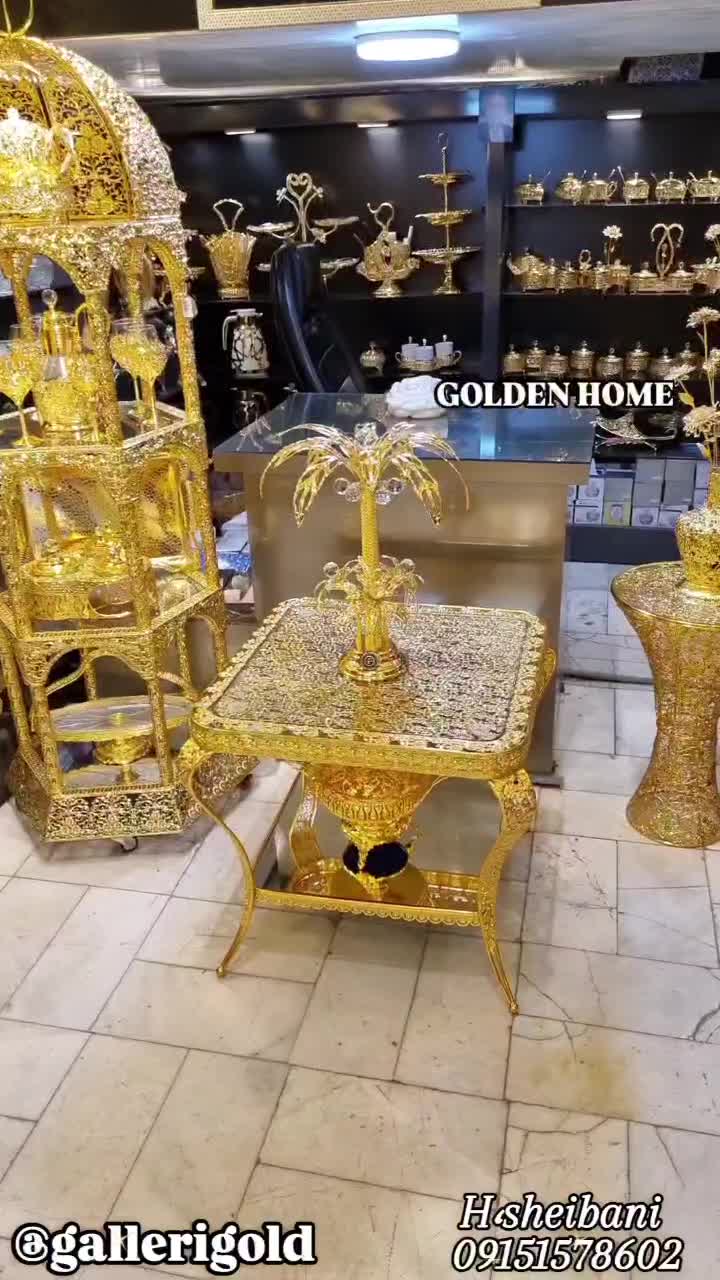 ست چیدمان کنار سالنی های بزرگ آبطلااماراتی وارداتی|مبلمان خانگی و میز عسلی|مشهد, امام رضا (ع)|دیوار