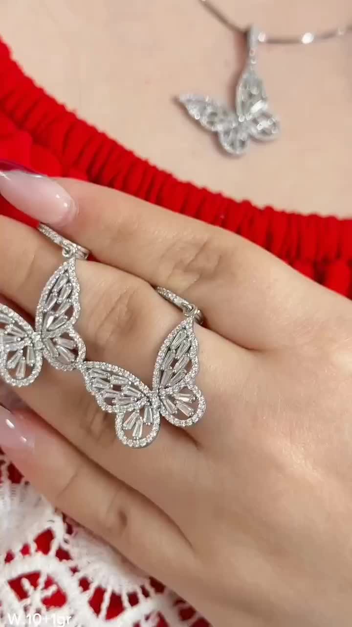 گوشواره و گردنبند نقره اشاغا قیمت گوموش قیز گونی|بدلیجات|تبریز, |دیوار