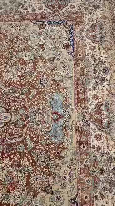 یک تخته فرش ۹متری ابرشیم باف ماشینی. استفاده نشده|فرش|تهران, حشمتیه|دیوار