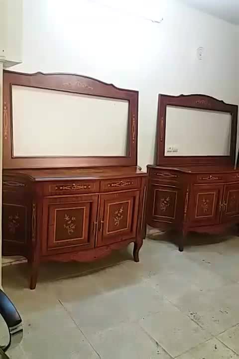 کنسول و آینه تمام چوب و معرق|بوفه، ویترین، کنسول|تهران, اوقاف|دیوار