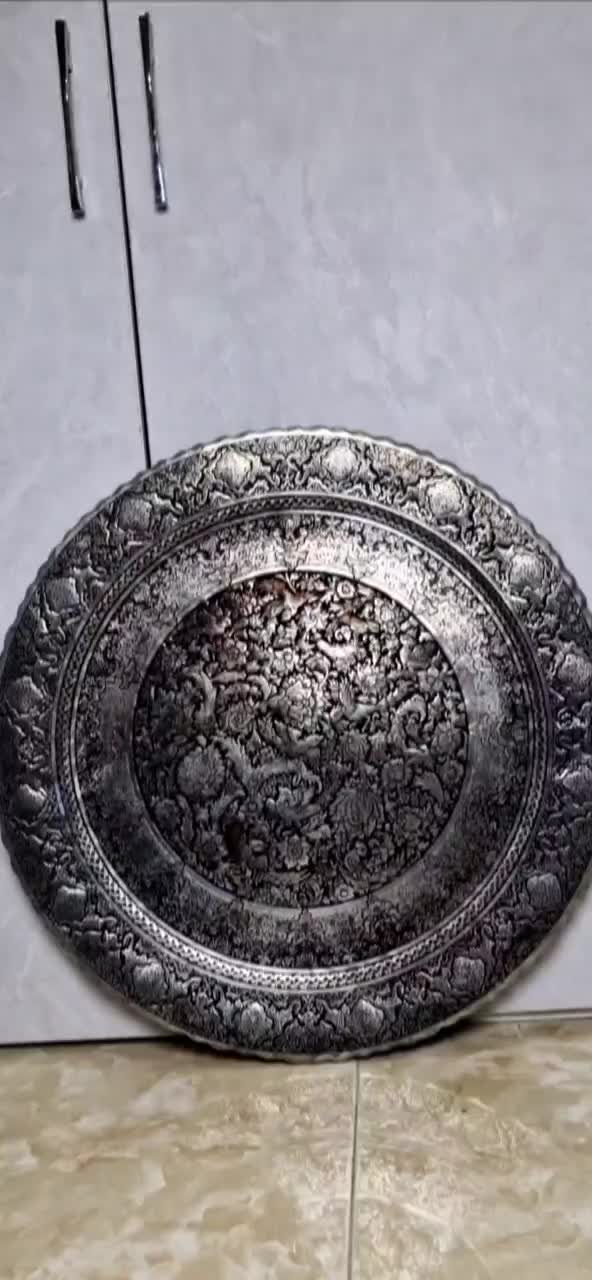 مجمعه سینی قلمزنی مجمع دیوارکوب|صنایع دستی و سایر لوازم تزئینی|تهران, شهر‌زیبا|دیوار