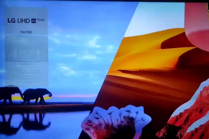 تلویزیون ۵۵ الجی|تلویزیون و پروژکتور|تهران, شهر‌زیبا|دیوار