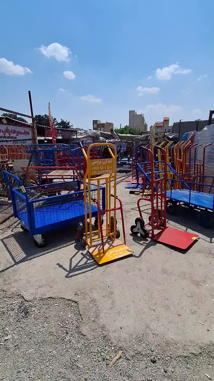 گاری حمل بار چوبی چرخ دستی باربر چوبی (کارگاه پاپ)|ابزارآلات|تهران, شهید رجایی|دیوار