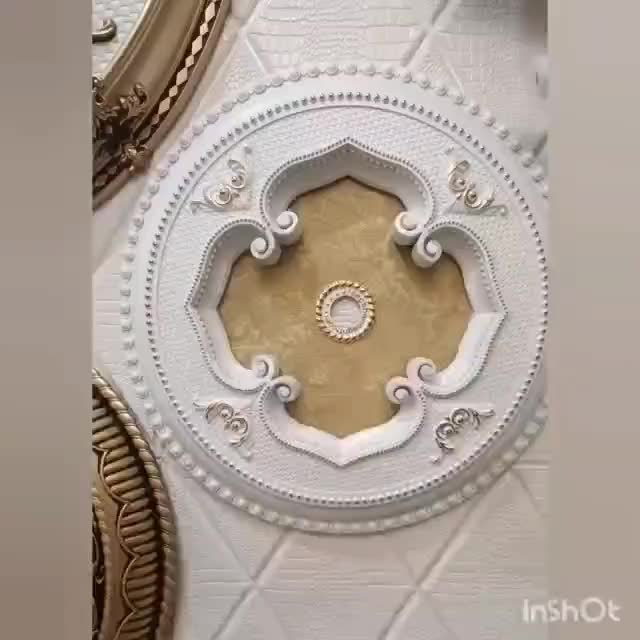 قاب دور لوستر/تزیین سقف/گل سقفی/ترمووال ۲۰و۱۵|مصالح و تجهیزات ساختمان|مشهد, گلبرگ شمالی|دیوار