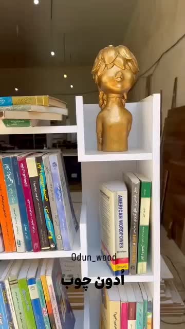 بوفه و کتابخانه مدل پیرا|کتابخانه، شلف، قفسه‌های دیواری|تبریز, |دیوار