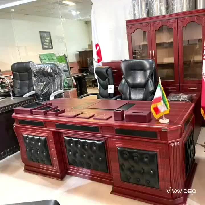 ست میز صندل مدیریت اداری وکیوم|مبلمان اداری|ماکو, |دیوار