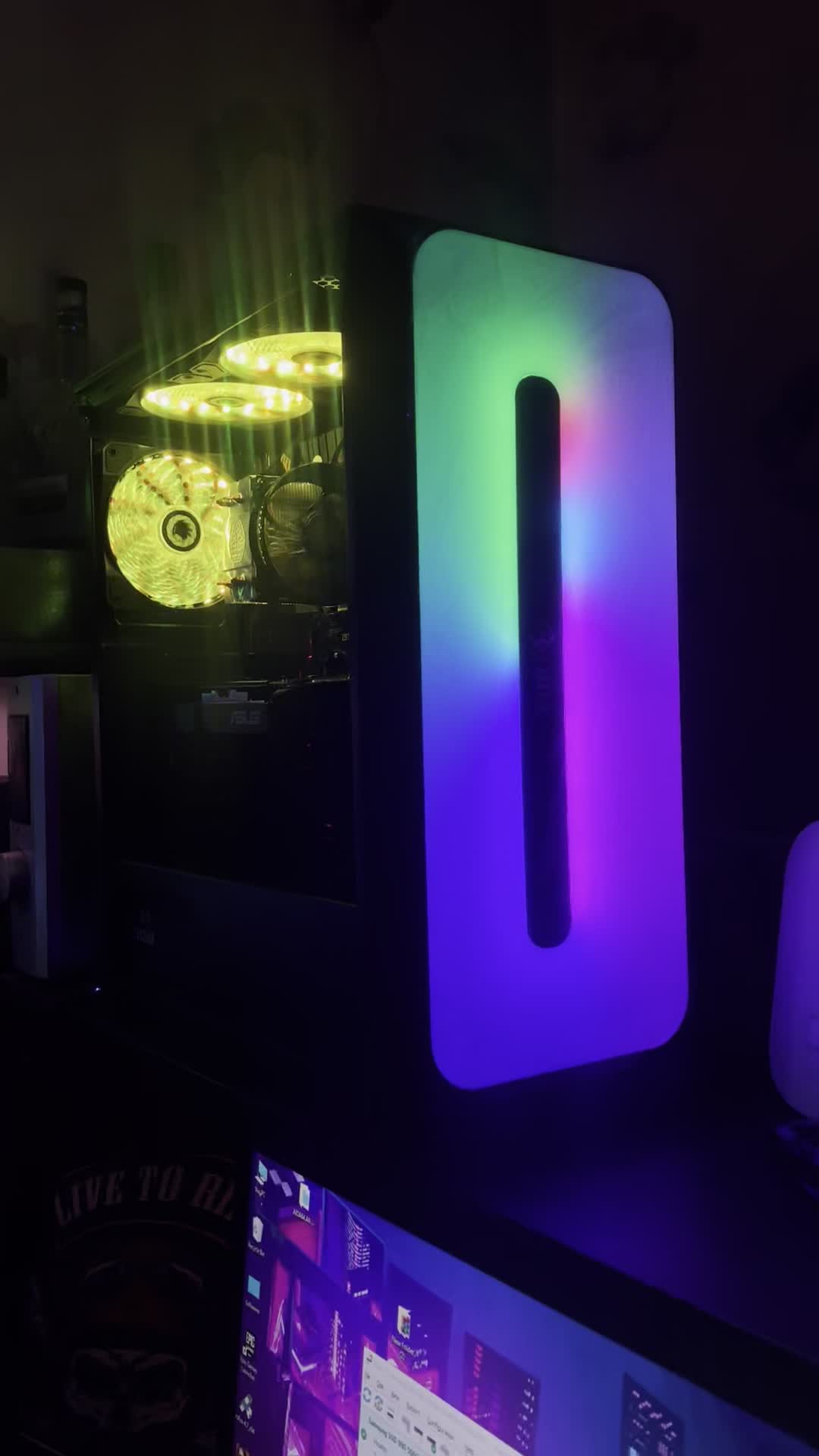 کیس کامپیوتر گیمینگ i7 گرافیک ۸ رم ۱۶ rgb رندرینگ|رایانه رومیزی|تهران, شهر زیبا|دیوار