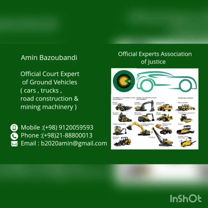 کارشناس رسمی دادگستری خودرو، کامیون و راهسازی|خدمات موتور و ماشین|تهران, عباس‌آباد|دیوار