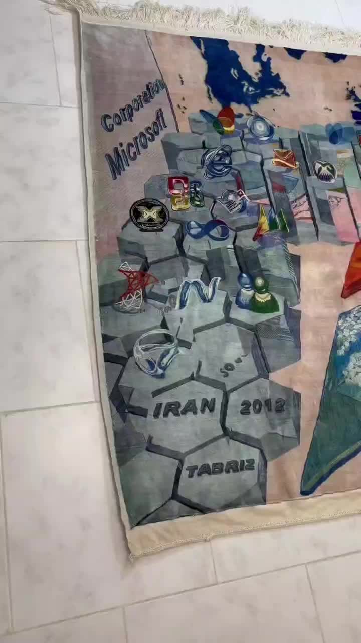 تابلو فرش ابریشم 3D|تابلو فرش|تهران, میدان انقلاب|دیوار