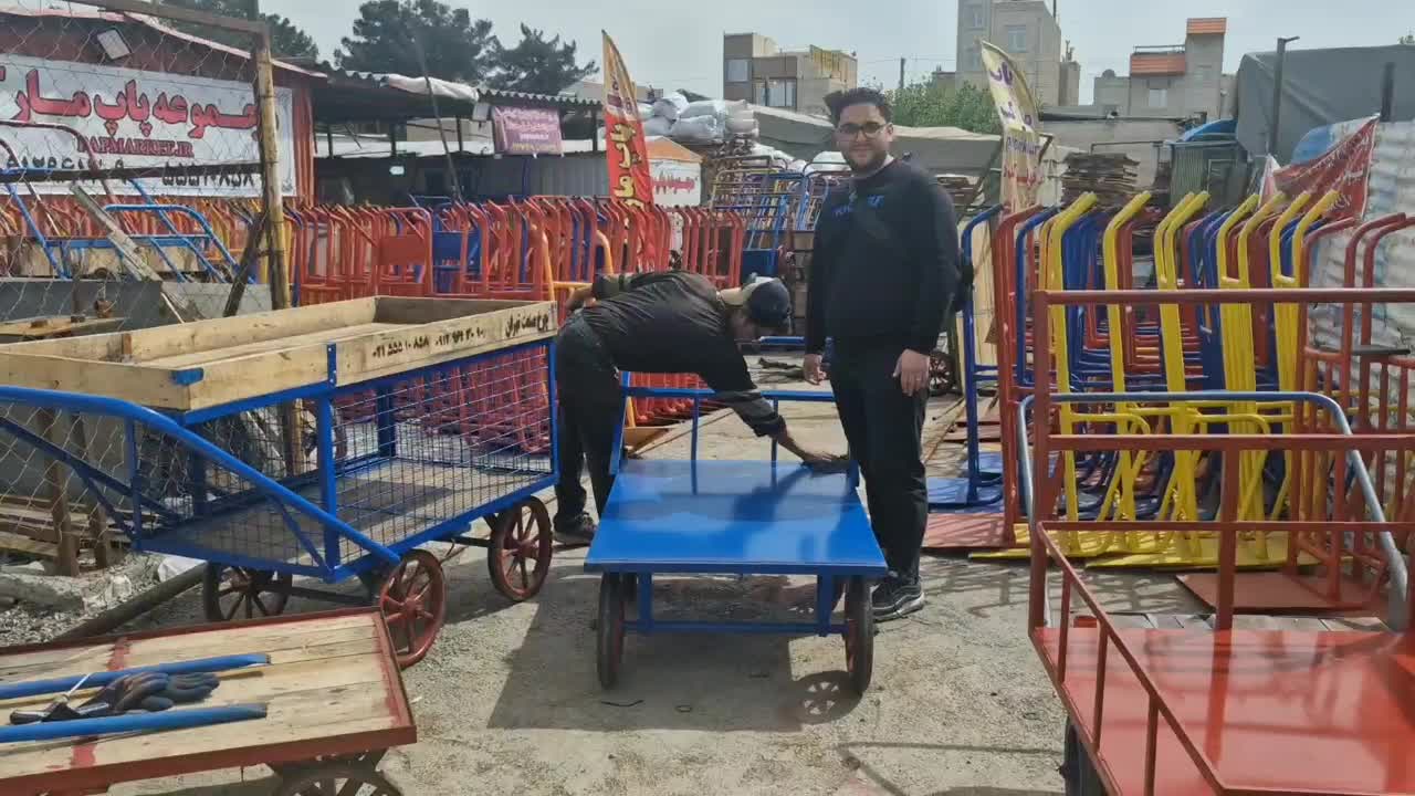 چهار بازاری گاری چرخ دار پاپ بار بر دستی بازاری|فروشگاه و مغازه|تهران, آذربایجان|دیوار