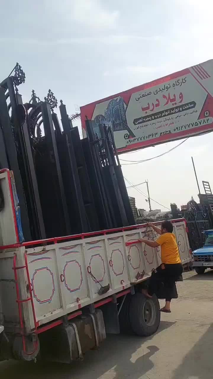 سی ان سی درب پارکینگ حیاط اهنی ساده باغ درب باغی|مصالح و تجهیزات ساختمان|تهران, شهرک ابوذر|دیوار