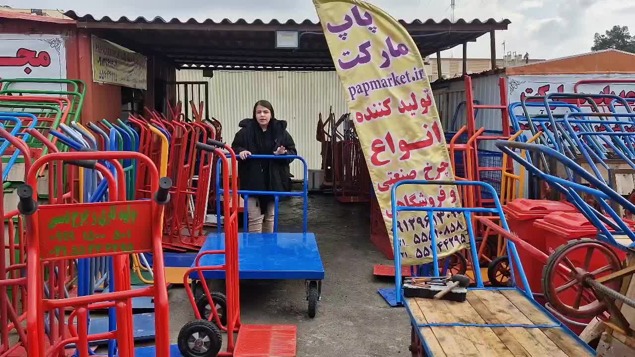 چهار چرخ گاری تقویت شده حمل پاپ بار دستی|ابزارآلات|تهران, شهید رجایی|دیوار