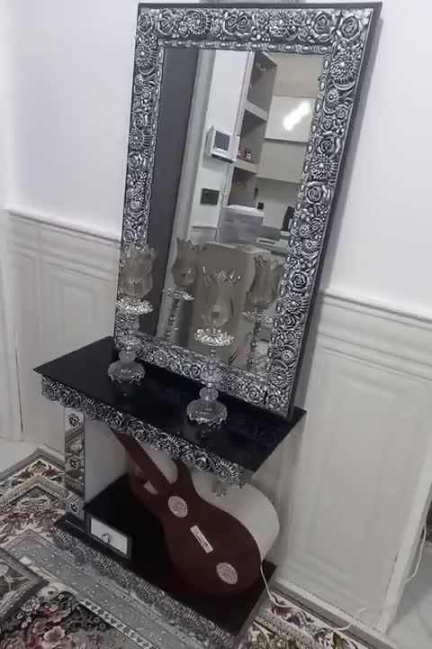 آیینه شمعدان|بوفه، ویترین، کنسول|رفسنجان, |دیوار