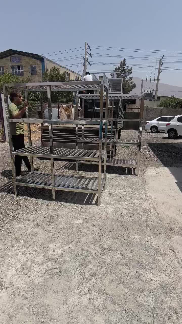 قفسه استیل سردخانه/قفسه استیل/قفسه|کافیشاپ و رستوران|کرج, بازار آهن|دیوار