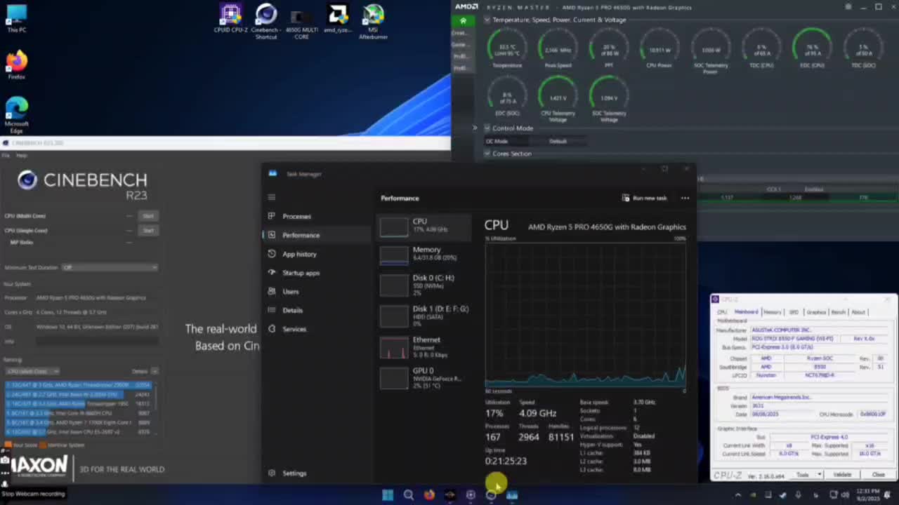 سی پی یو cpu ryzen5 4650 G pro|قطعات و لوازم جانبی رایانه|شهریار, شهریار|دیوار