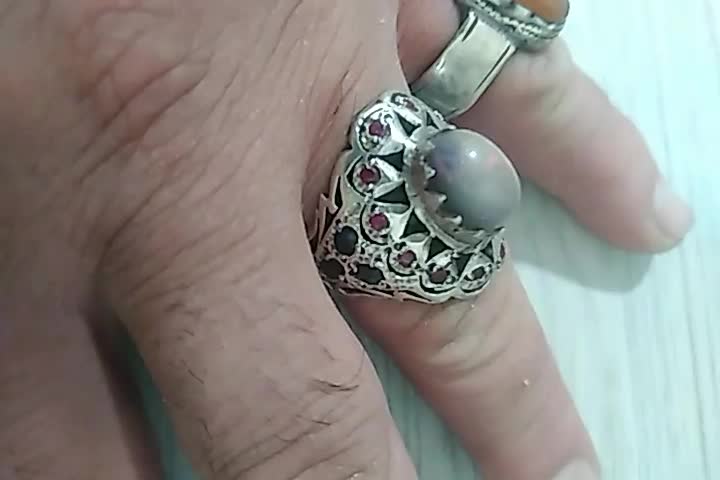 انگشتر جواهری اپال|جواهرات|قوچان, |دیوار