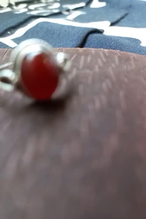 انگشتر عقیق سرخ یمن حکاکی شده رکاب نقره ۹۲۵|جواهرات|رشت, تازه آباد|دیوار