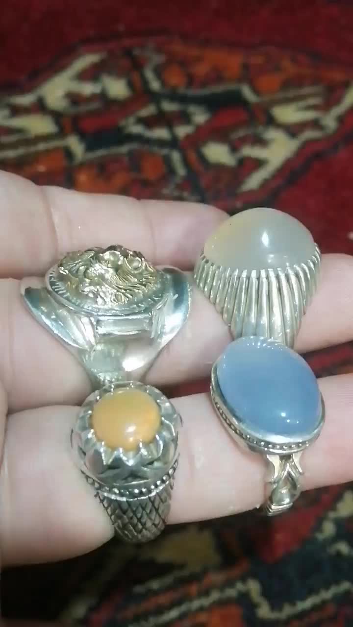 انگشتر نقره.،تسبیح|جواهرات|گرگان, |دیوار