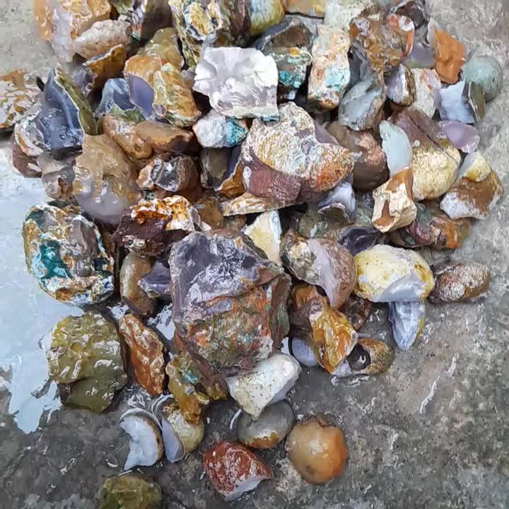 سنگ عقیق توپی شجردار سوسنی و دیواری|جواهرات|ارومیه, |دیوار