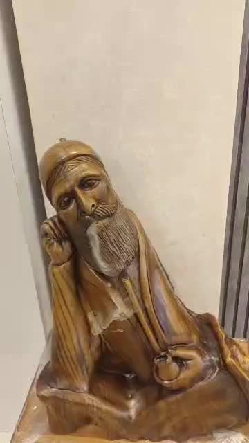 تزئینی درویش با بهترین چوب کار شده|مجسمه، تندیس، ماکت|بندرعباس, |دیوار