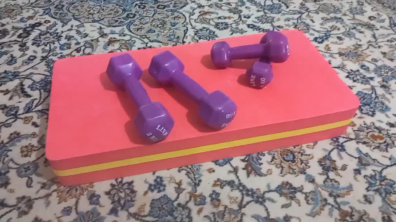 دمبل و تخت استپ. مدل فومی ۳ لایه|تجهیزات ورزشی|تهران, استخر|دیوار