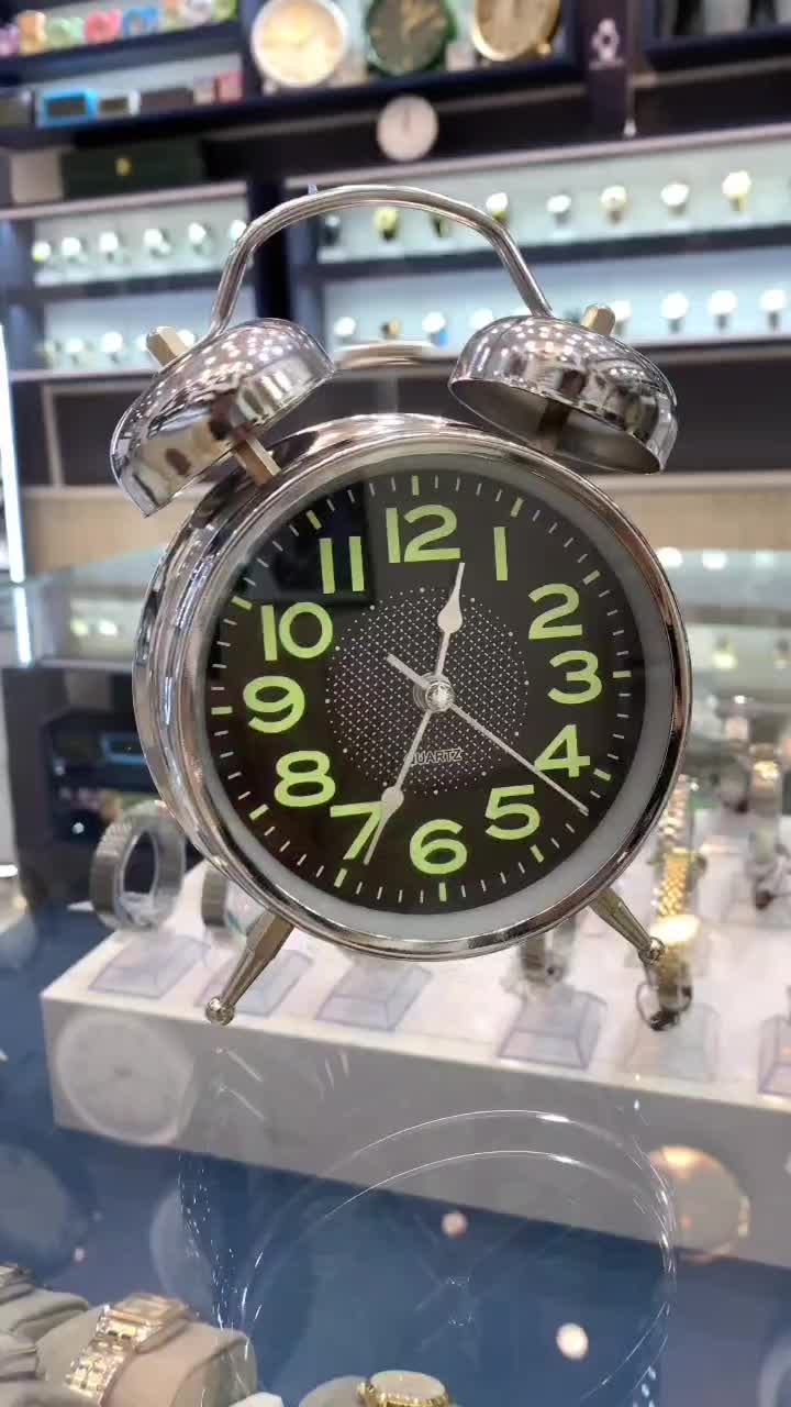 ساعت رومیزی زنگدار چکشی چراغ دار|ساعت دیواری و تزئینی|مشهد, جاهد شهر|دیوار