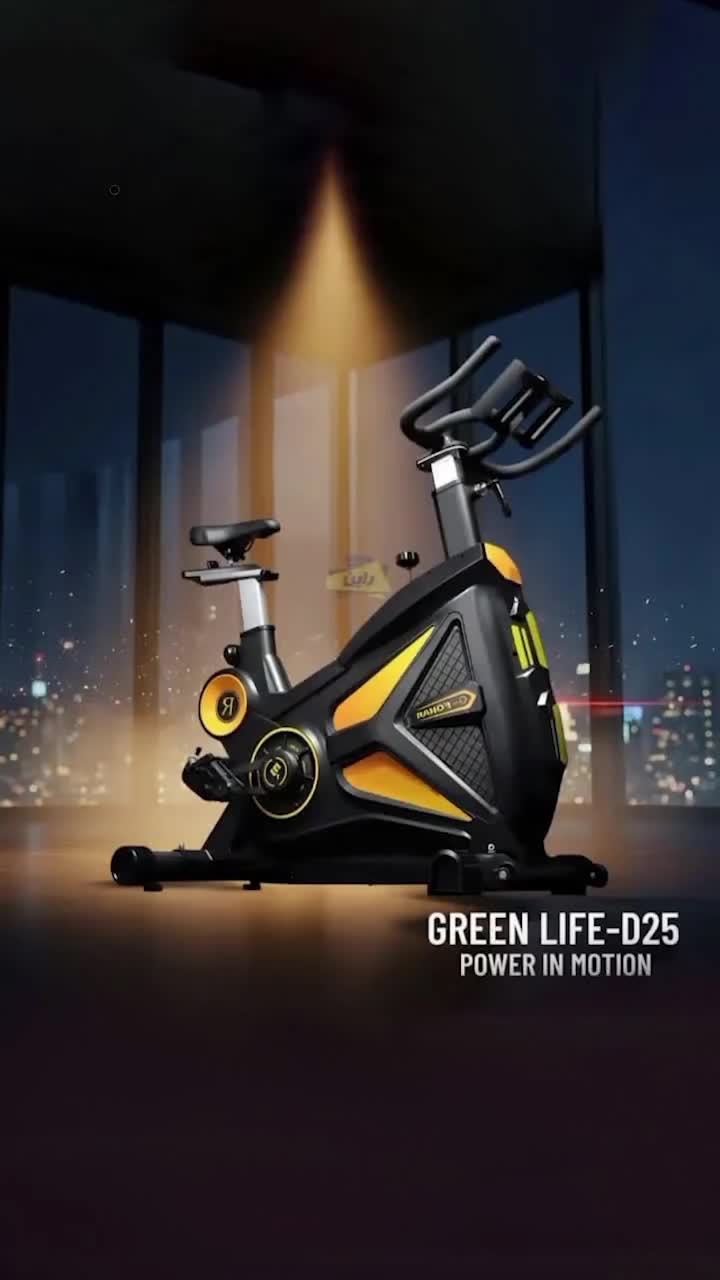 دوچرخه باشگاهی اسپینینگ D25 تحمل وزن۱۶۰کیلو|تجهیزات ورزشی|بجنورد, |دیوار