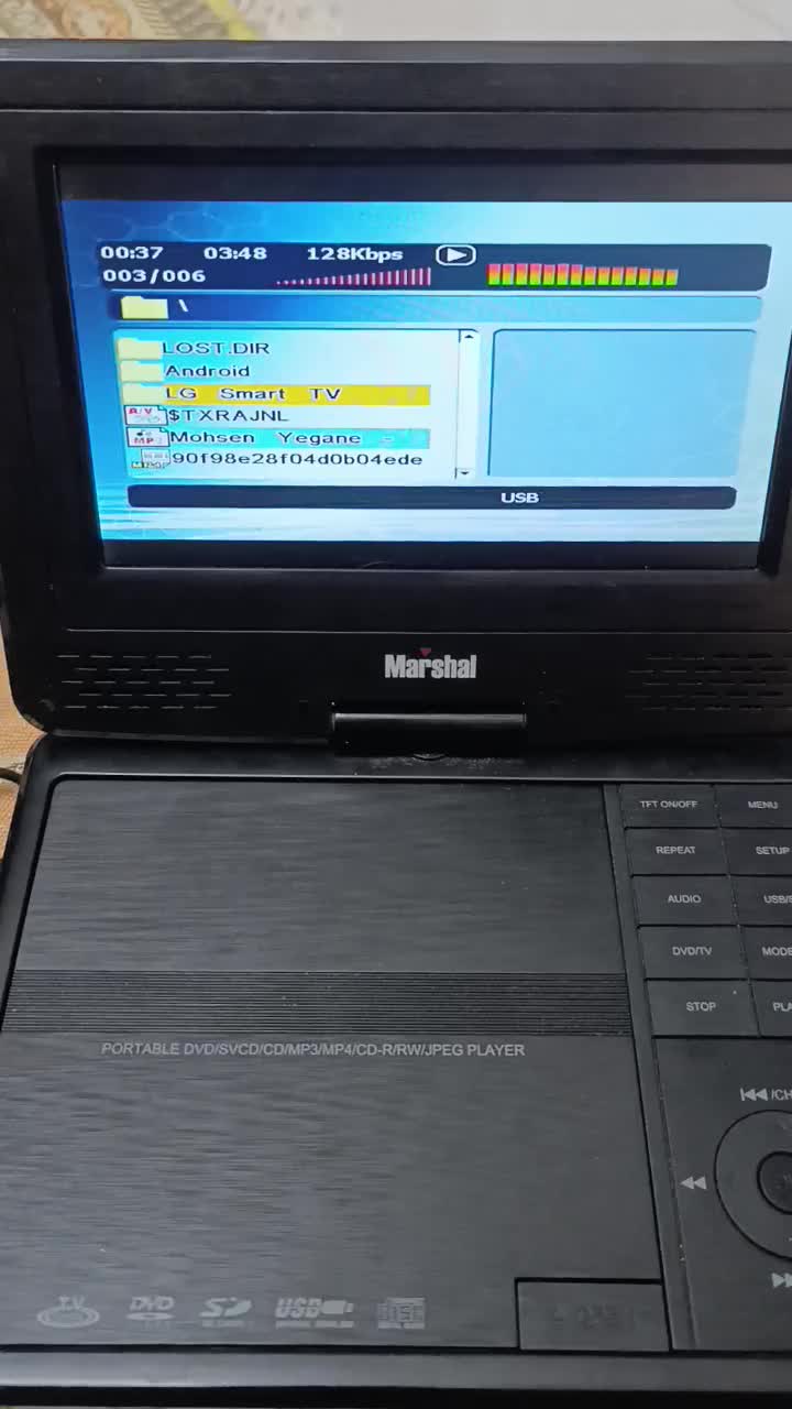 پلیر پورتابل مارشال|پخشکننده DVD و ویدیو|سبزوار, سیادتی|دیوار