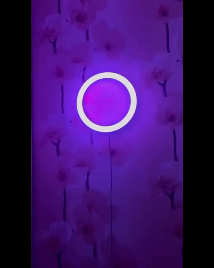 رینگ لایت نور پرتازی برای عکاسی و اتاق خواب|لامپ و چراغ|بانه, |دیوار