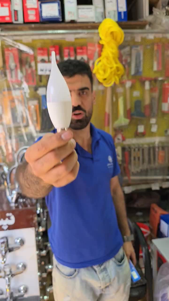 لامپ لوستر ی باکیفیت لامپ  شمعی ضمانت دار شعمی|لامپ و چراغ|قدس, شهر‌قدس|دیوار