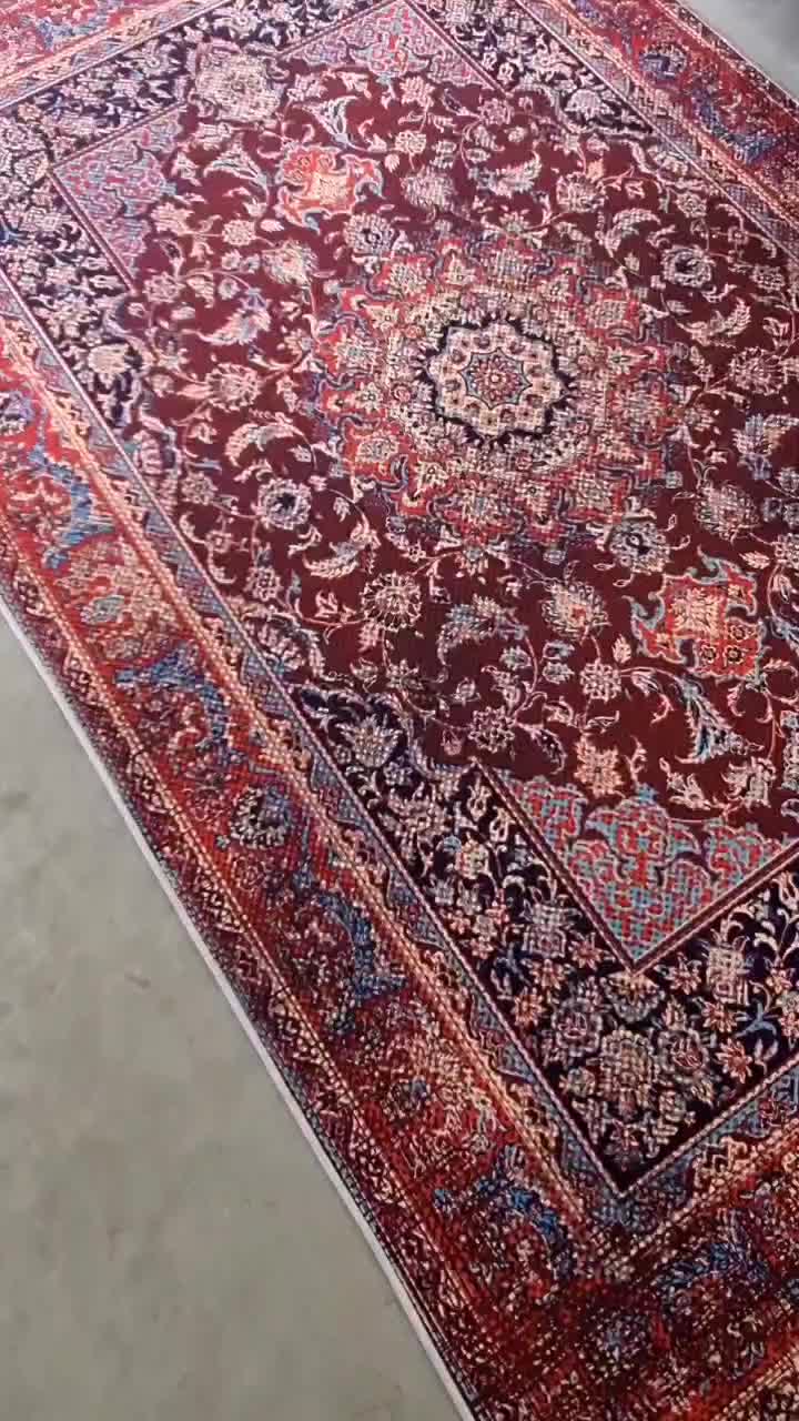 فرشینه فرش پادری تابلو فرش سجاده پد موس|فرش|لنجان, |دیوار