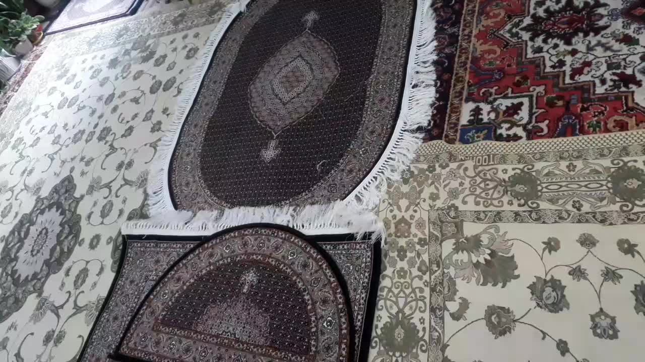 فرش آشپزخانه ماهی سرمه ای  ۱۰۰۰ بیضی ۱۵۰×۲ بزرگ|فرش|تبریز, |دیوار