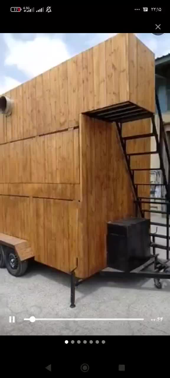 کمپر کافه کانکس فست فود تراک|کافیشاپ و رستوران|قائمشهر, |دیوار