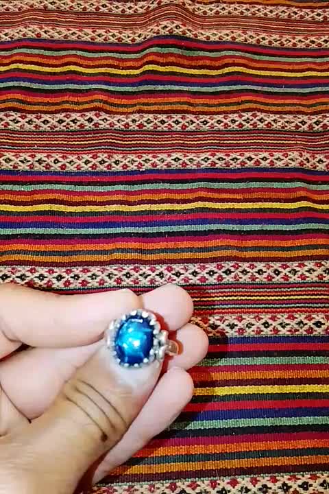 انگشتر یاقوت کبود استار|جواهرات|تهران, آبشار|دیوار